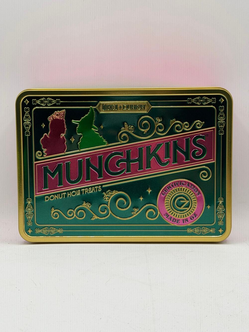 Wicked x Dunkin' Munchkins Collector's Tin - Brand New